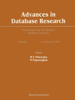 cover image of Advances In Database Research--Proceedings of the 4th Australian Database Conference